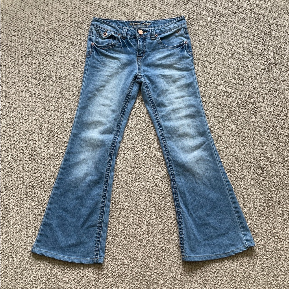 Blue Flared Jeans
